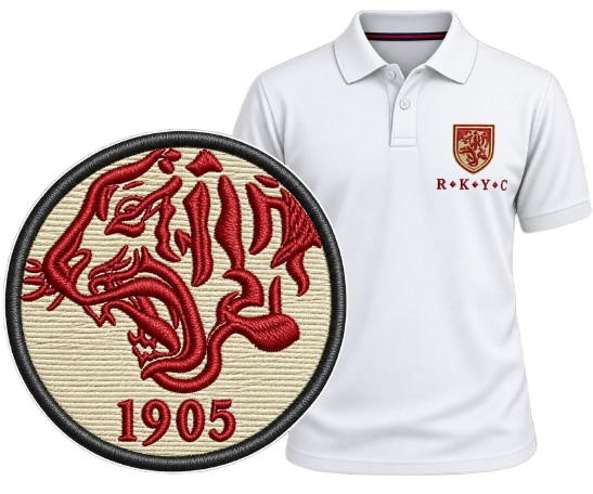 Left chest embroidery digitizing